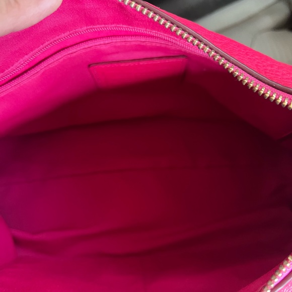 Coach Hot Pink Shoulder Bag with Structured Design - Picture 6 of 9